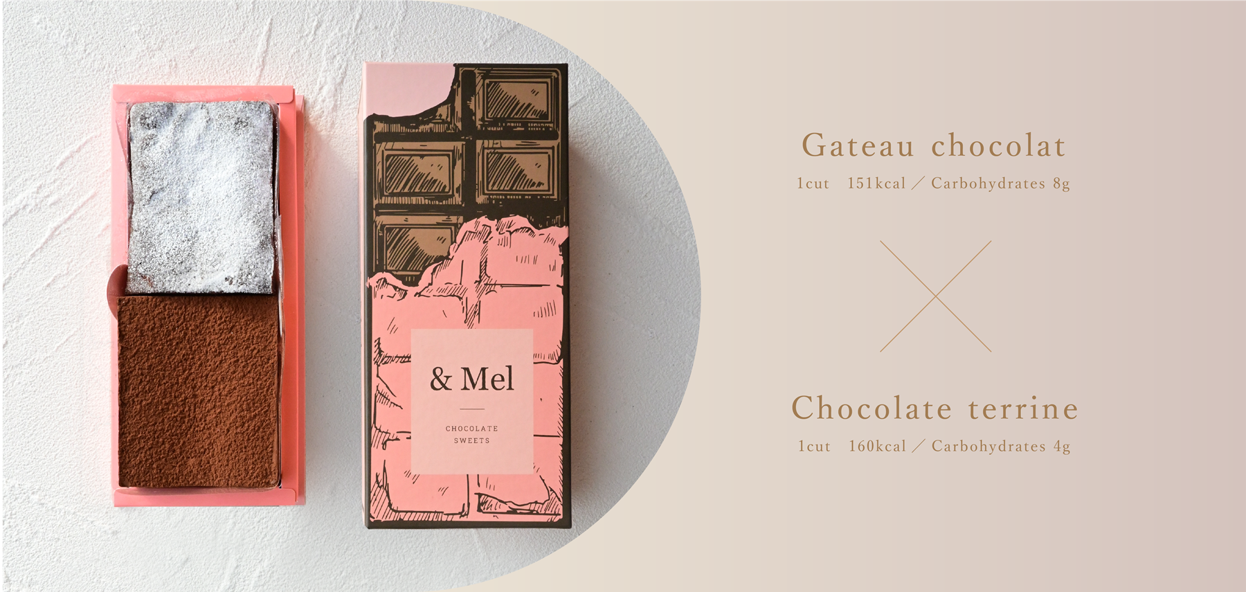 Chocolate terrine & Gateau chocolat